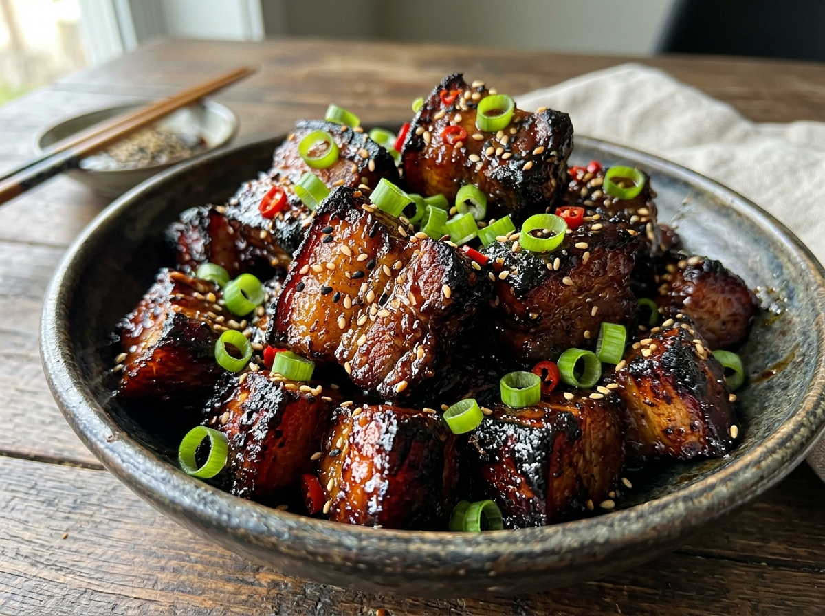 Asian Pork Burnt Ends — Sticky, Sweet, and Smoky