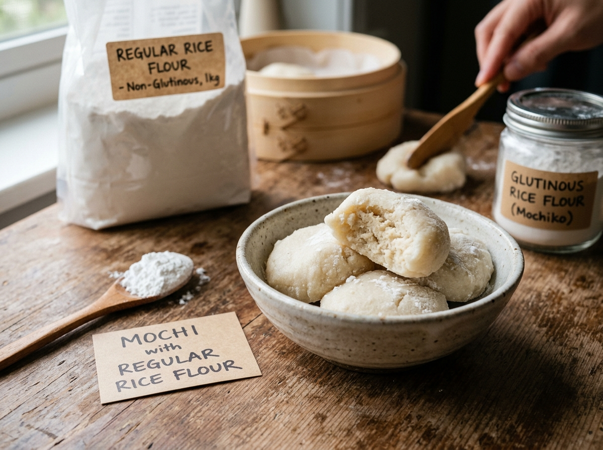 Mochi with Regular Rice Flour — Does It Actually Work?