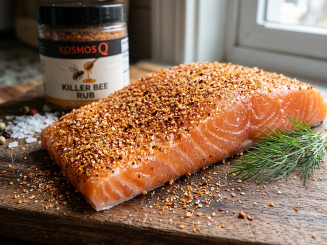 The Best Kosmos Q Rub for Salmon